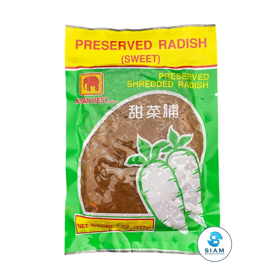 Asian Best Thai Preserved Shredded Radish (Sweet) 8 oz