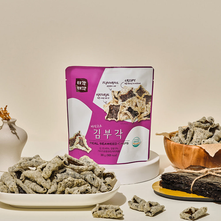 Tigaktaegak Real Chips 系列 30g 海藻