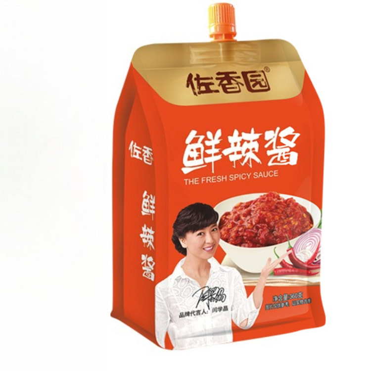 佐香园鲜辣酱 360g*1袋 360 克