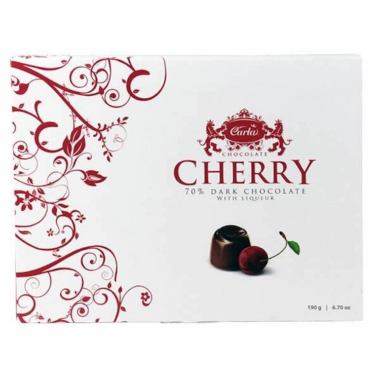 カーラ チェリーリキュールチョコレート 190g 1 箱