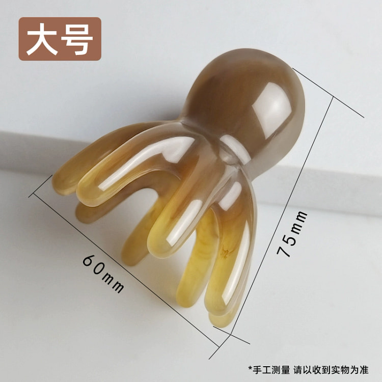 章鱼按摩梳头部按摩器
