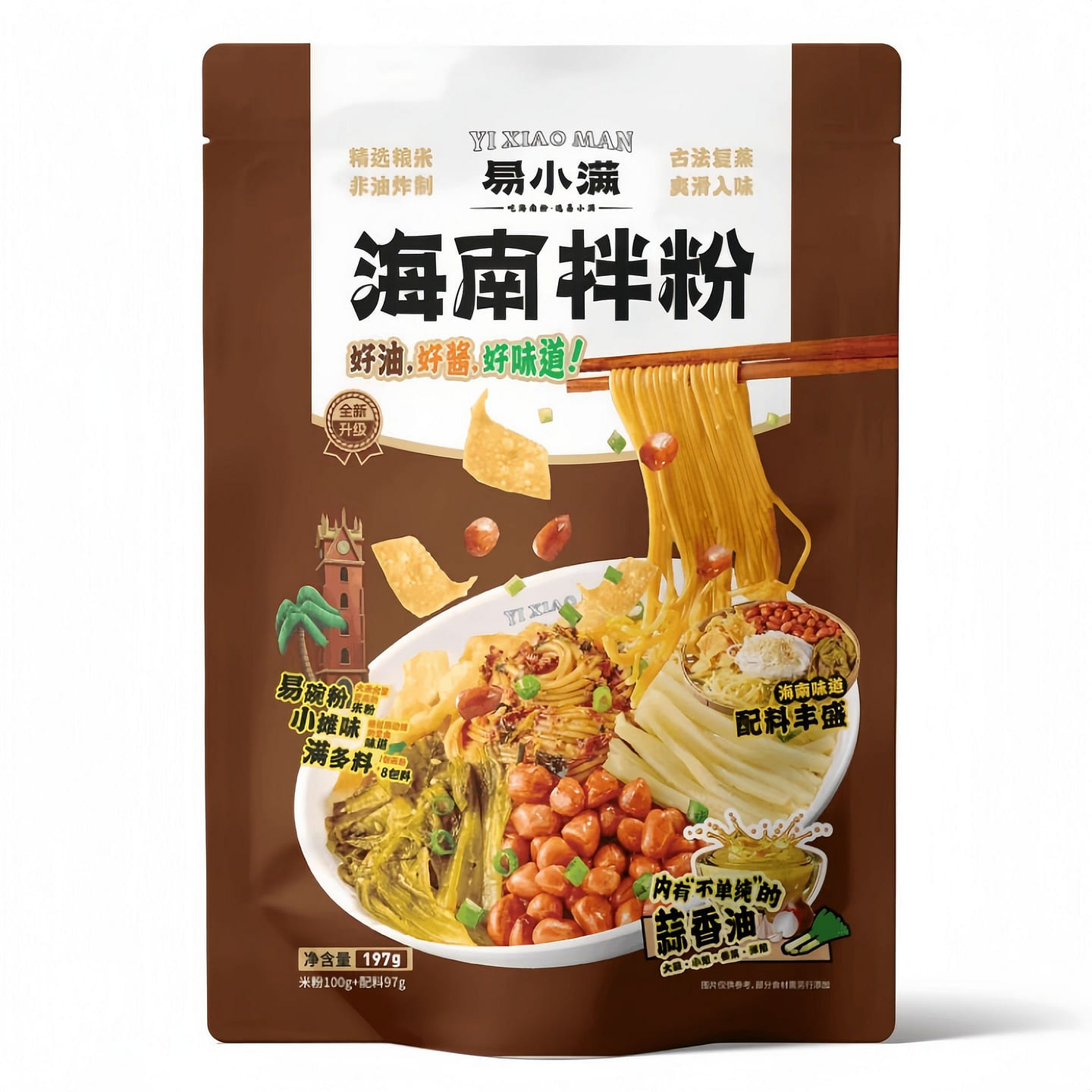 Yixiaoman Hainan Style Mixed Noodles, 197g Bag 197 g