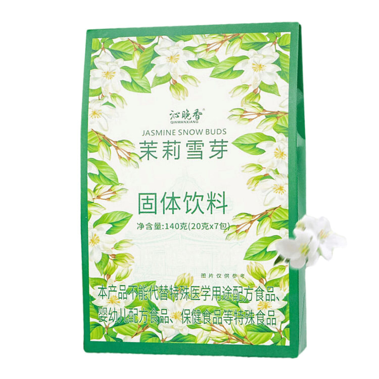沁晚香茉莉雪芽 霸王茶包冲饮速溶 140 克