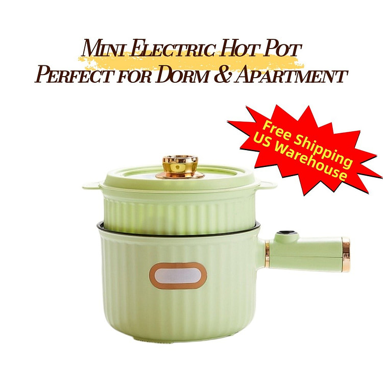 Dorm Electric Hot Pot Cooker Steamer greenpot rack 1 bunch