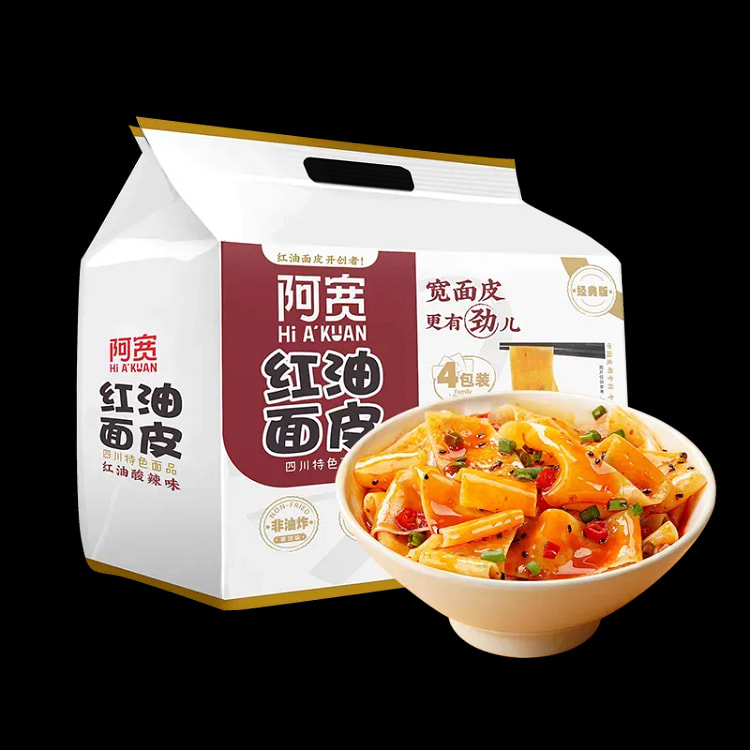 阿宽红油面皮香辣川味440g*1袋 440 克