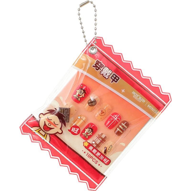 Wangzai Lucky Series Press-on Nails 3 1 case