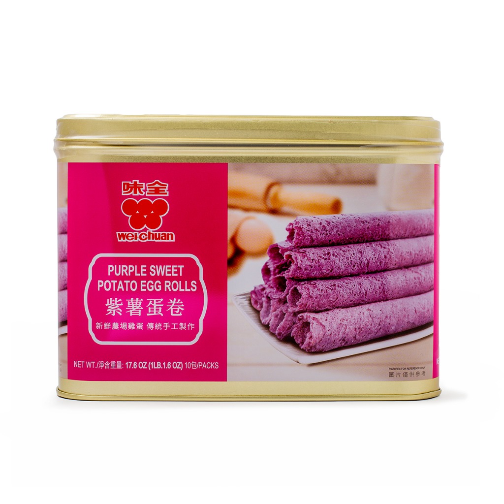 Get WeiChuan Purple Sweet Potato Egg Roll, 10 packs Delivered Weee