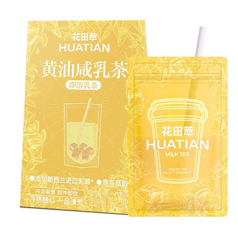 Huatian Butter Salt Instant Milk Tea 5 Sachets 100 g