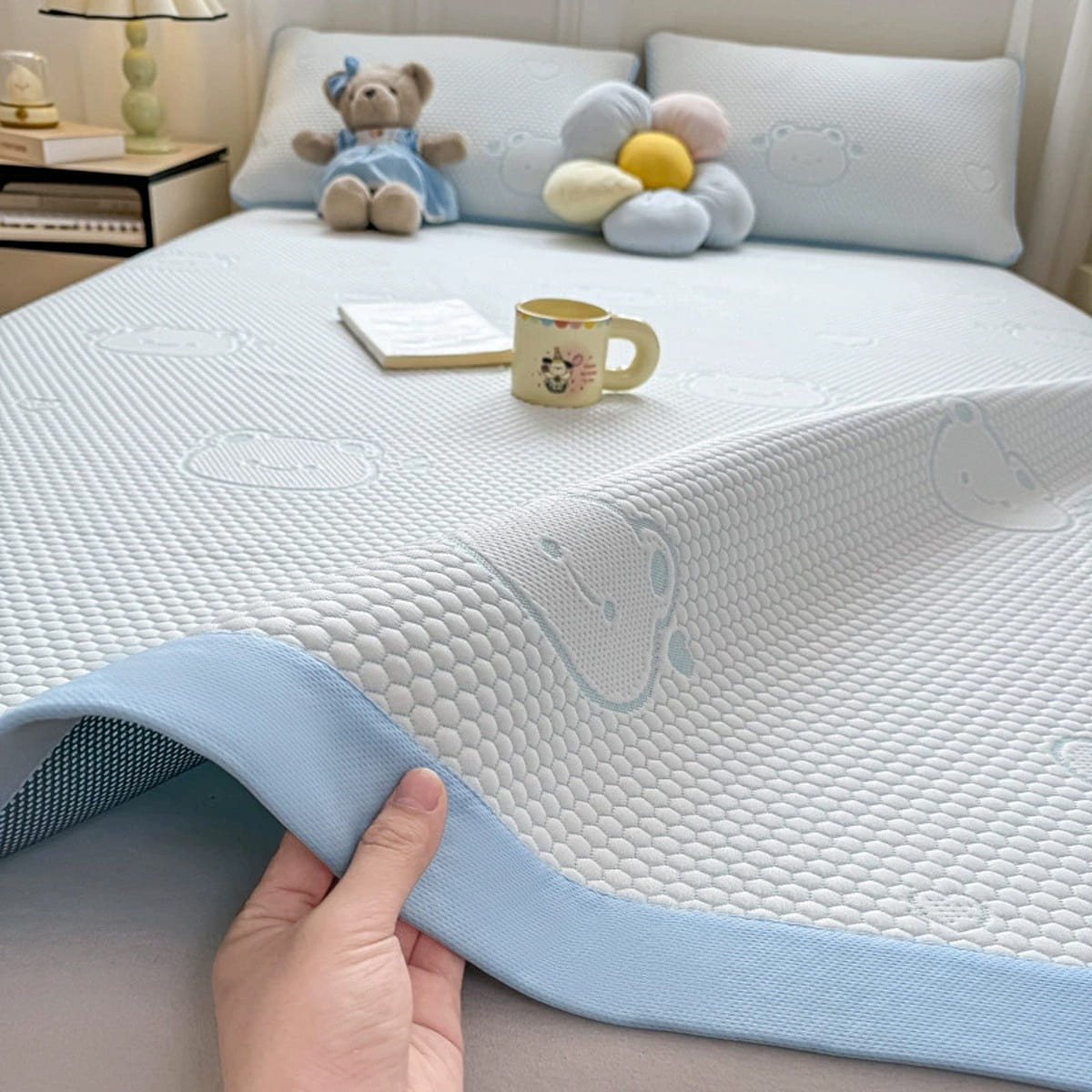 Cool Mat Little Bear Blue 150*200cm+Pillowcase*2 1 each