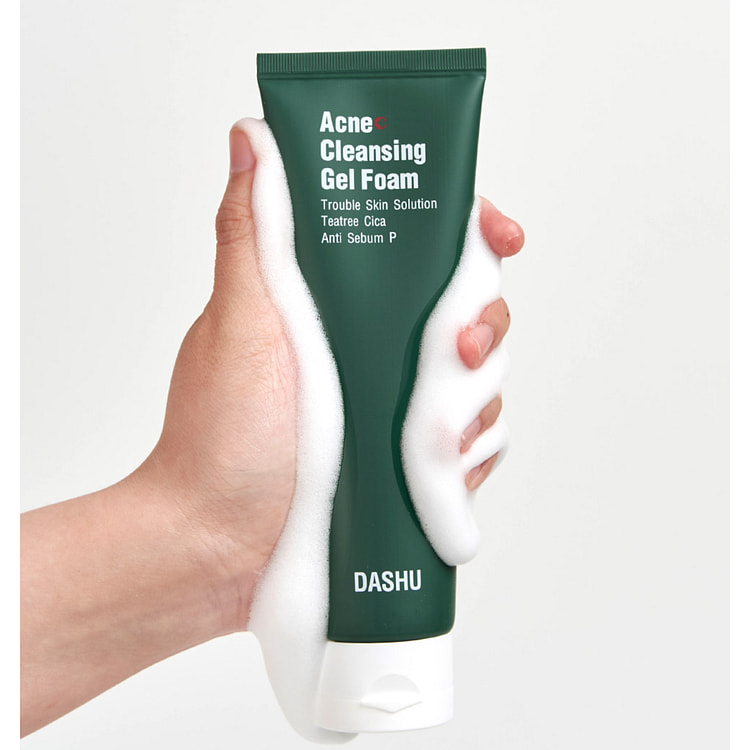 DASHU Acne Teatree Trouble Cleansing Gel Foam