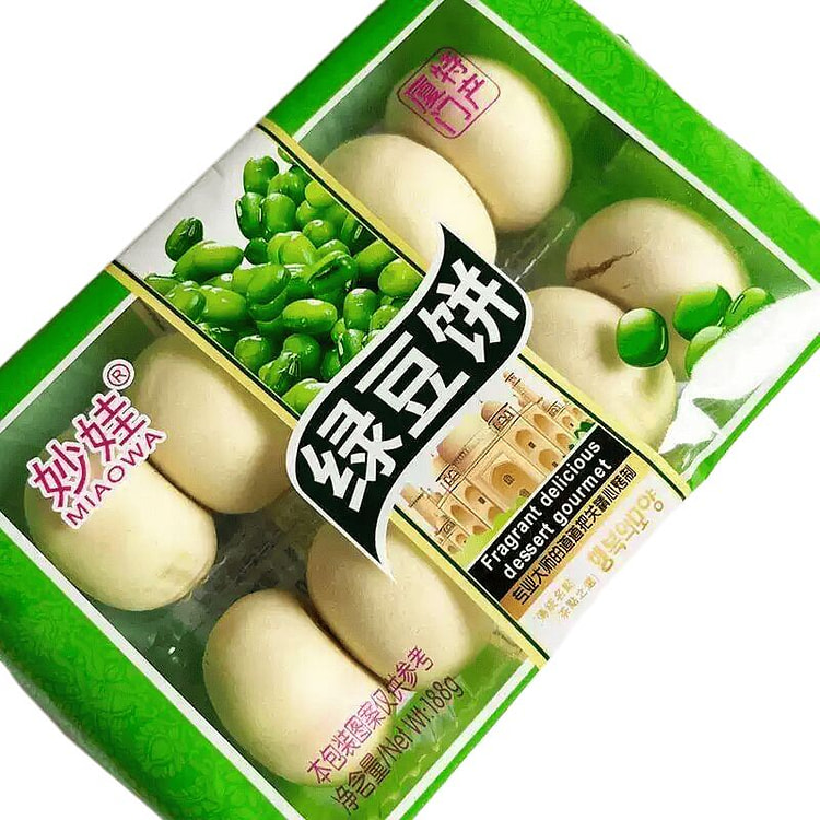 Miaowa snack mung bean cake 188g*1, perfect for bi 188 g