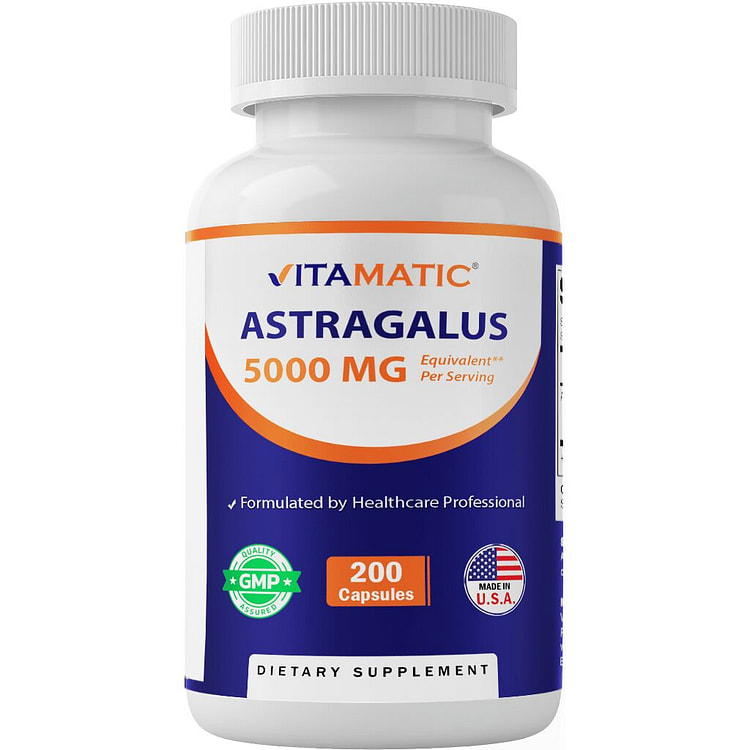 Astragalus 5000mg per serving - 200 Capsules