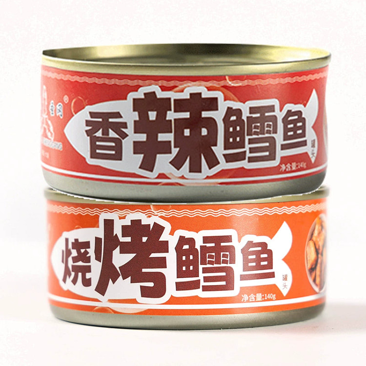 旦品汇香辣鳕鱼罐头140g*2罐