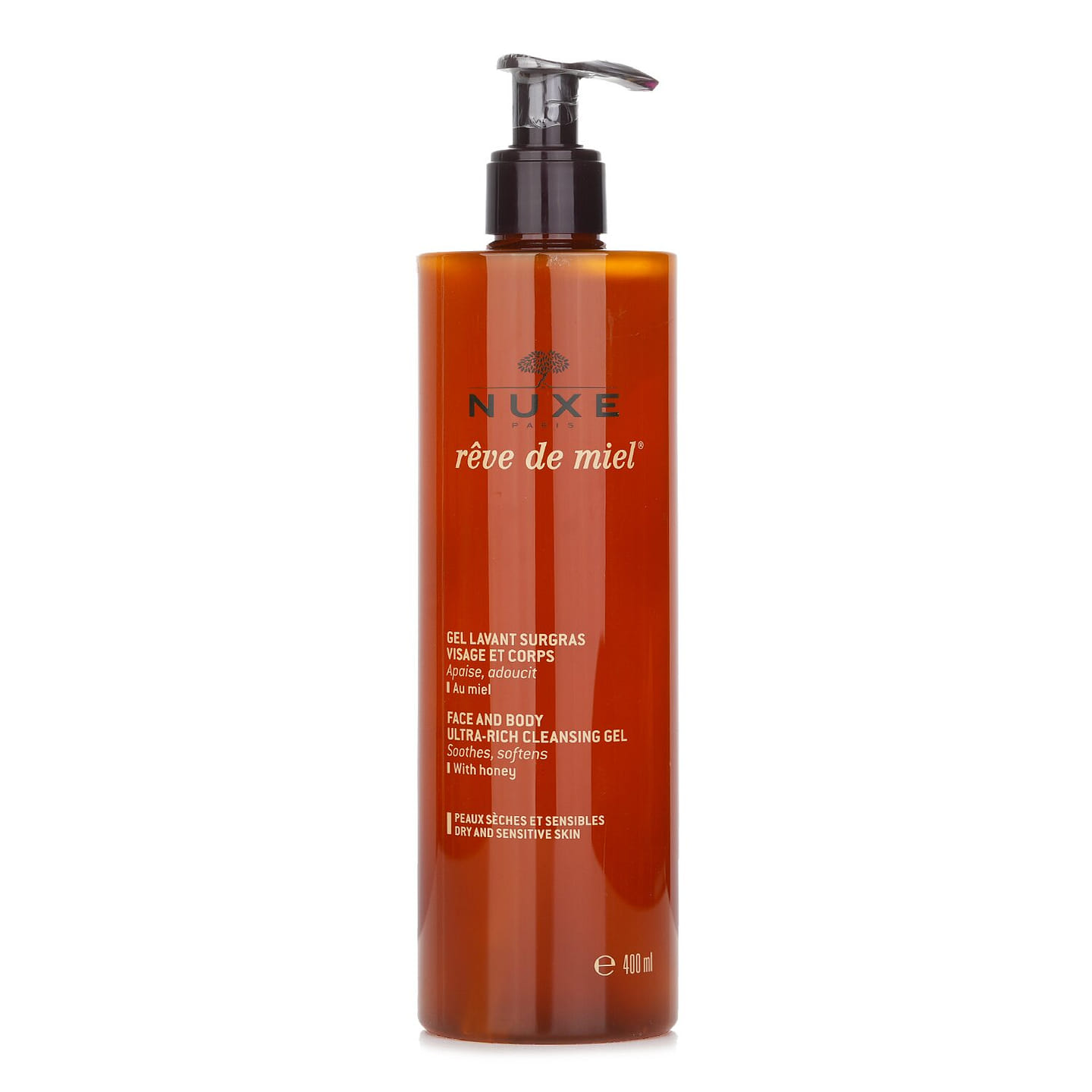 Nuxe Honey Gentle All-Purpose Cleansing Gel (Dry & Sensitive Skin) 400 ml