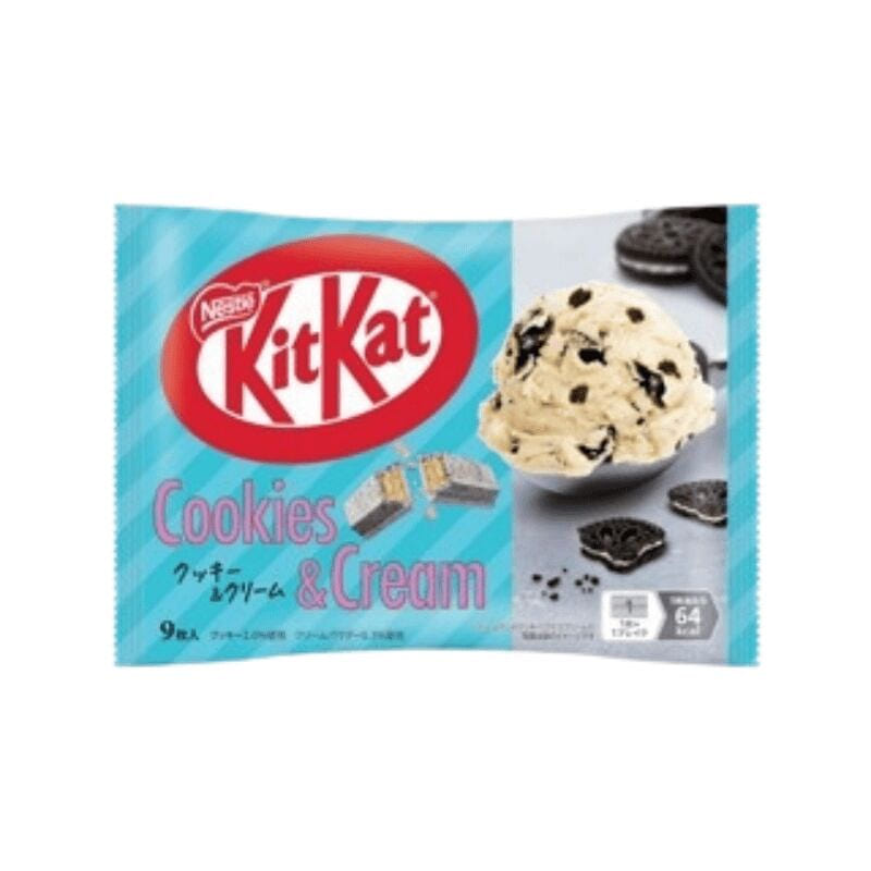 KIT KAT Cookies & cream Chocolate wafer 9pc 1 count