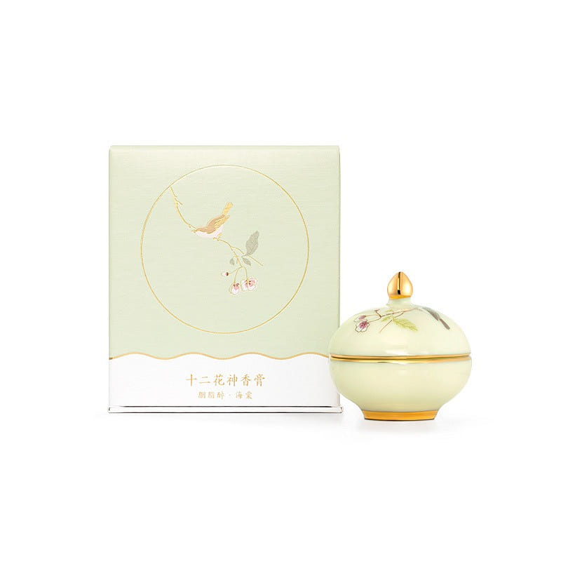 [Ship from CN] Flower Incense Chinese Style Souvenir Gift-Crabapple Blossom 1 each