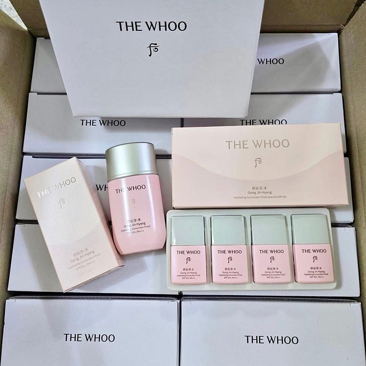 The Whoo Vital Hydrating Sun Fluid Set SPF50+PA+++ 1 box