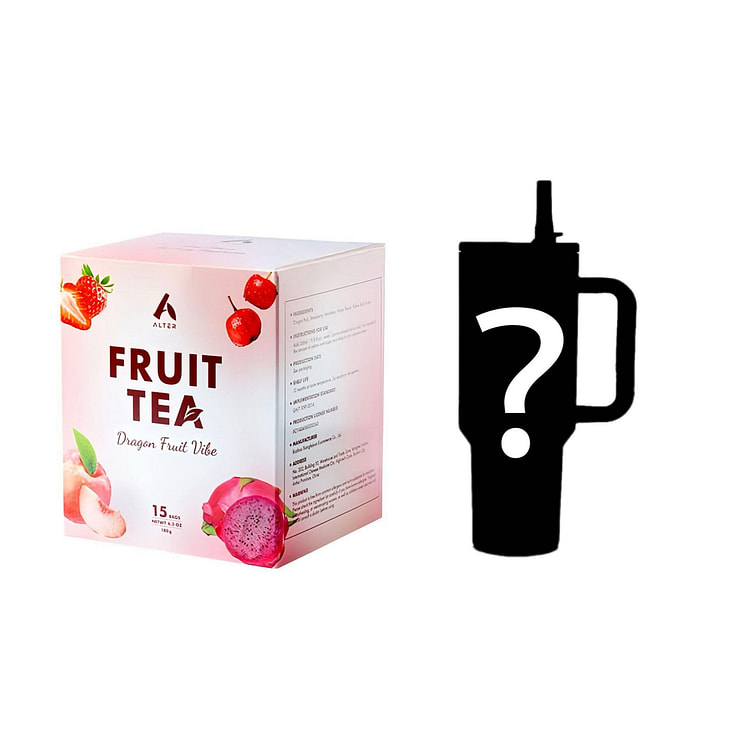 Dragon Fruit &  Peach Tea+40oz SS Tumbler