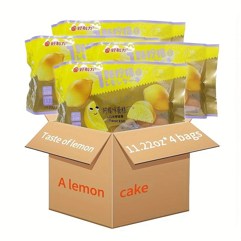 Hao you li One lemon cake (lemon flavor) 318g*4 bags 1272 g