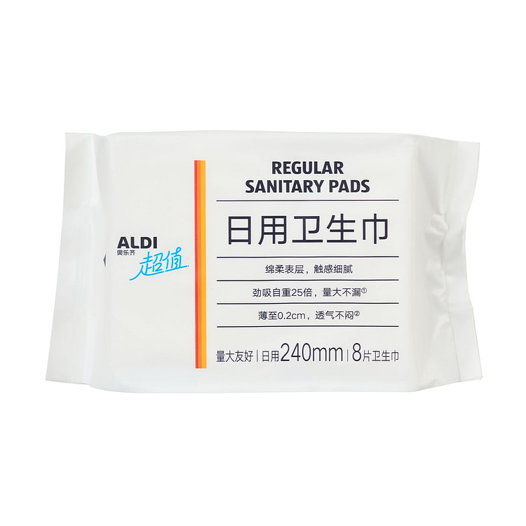 奥乐齐 轻薄日用卫生巾 240mm 1 包