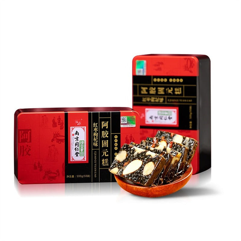 Donkey hide gelatin cake for women, nourishing and 500 g
