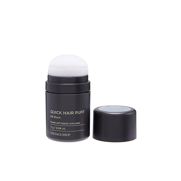 THE FACE SHOP Quick Hair Puff Black 1 each