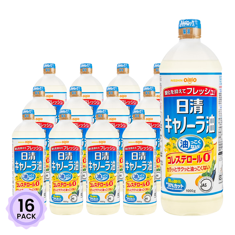 日清 芥花籽油 1000克 1000 毫升*16 包