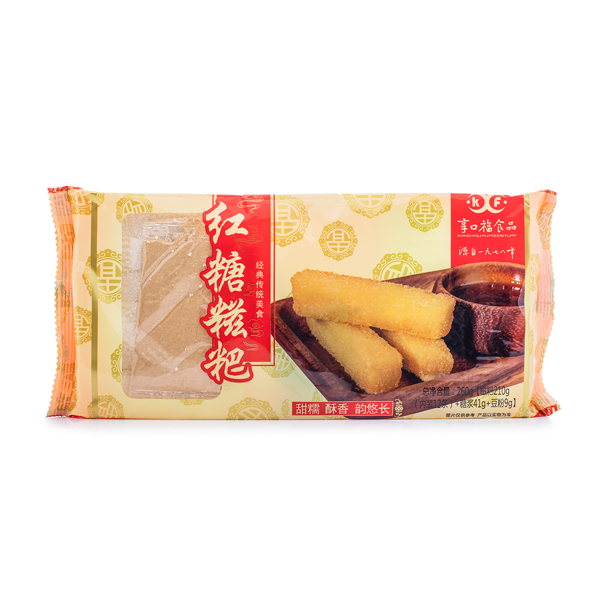 華福もち未 Xiang kou fu赤糖揚げた餅 - Weee!