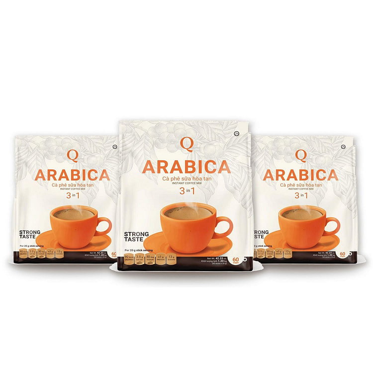 Q Instant Vietnamese Coffee - ARABICA Combo Pack 1 each*3 pack