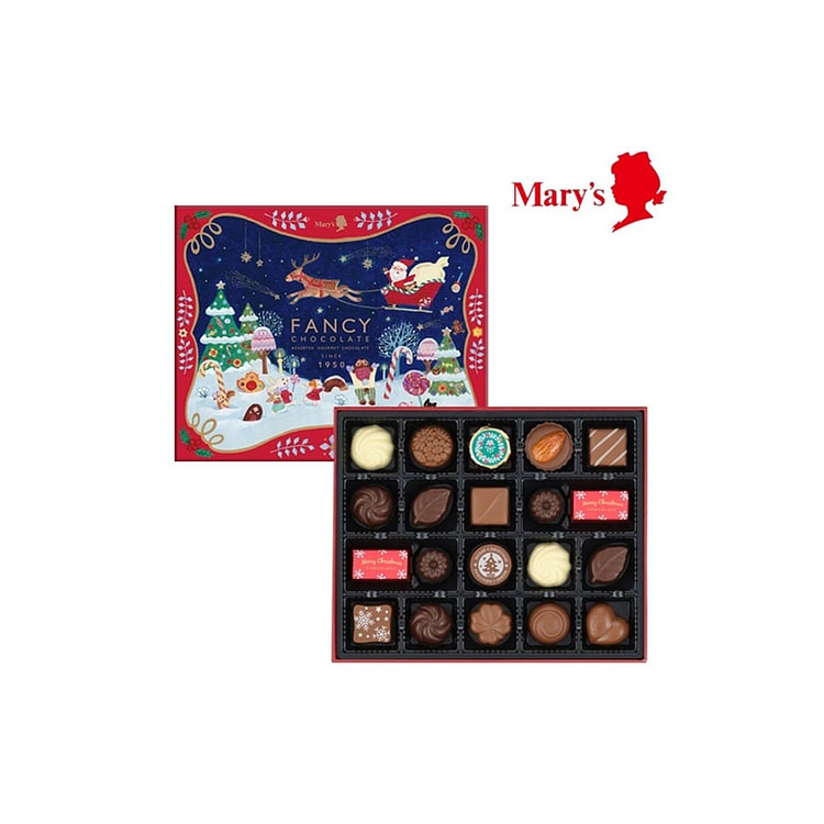 メリーチョコレートクリスマスファンシーチョコレート 20個入 1 箱