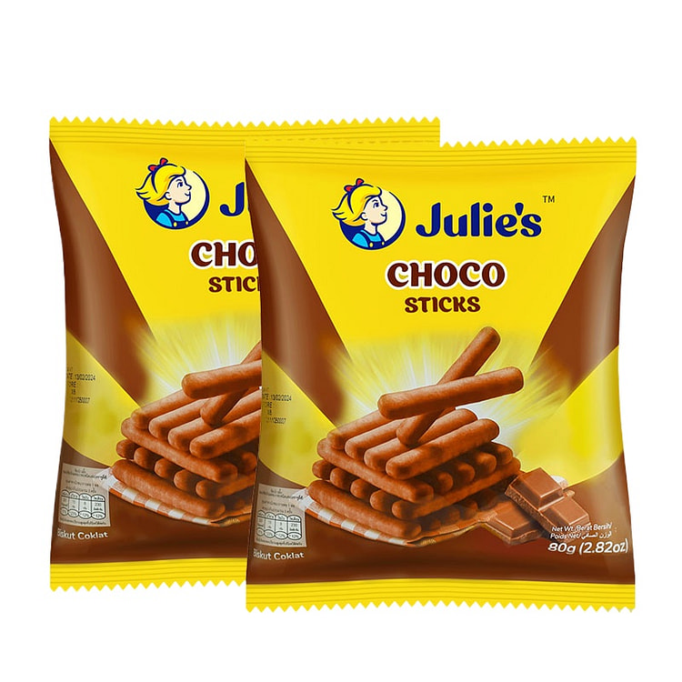 茱蒂丝巧克力脆条饼干80g*2袋 160 克