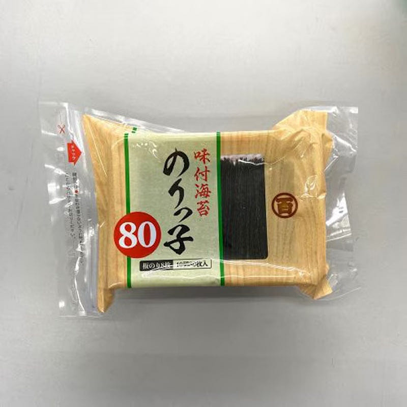 Hiroshima Nori Norikko 80 Roasted Seaweed 80 Sheet 1 each