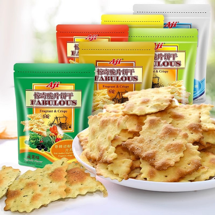 Aji surprise crispy biscuits salty irregular mixed