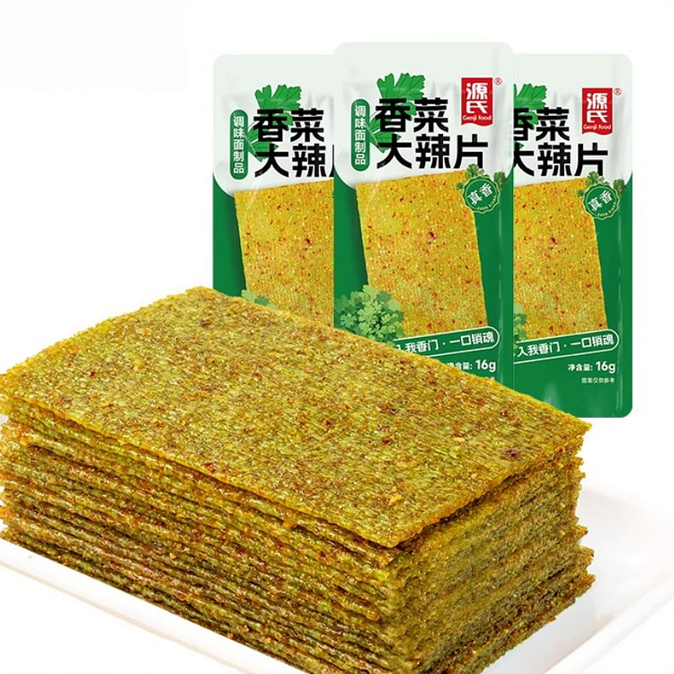 Genshi Coriander Spicy Strips 16g*24 bags 384 g