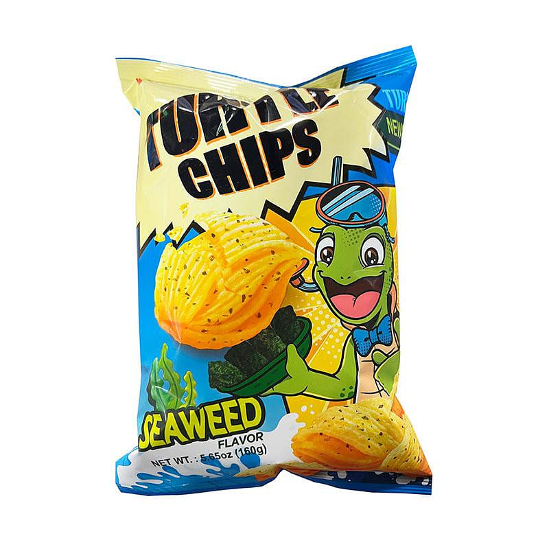 Orion Turtle Chips Seaweed Flavor – 160g 1 each