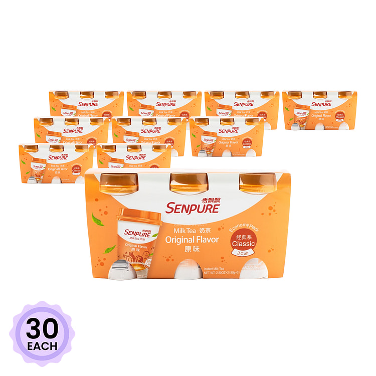 Senpur Instant Milk Tea, Original Flavor 2.8 oz*30 each