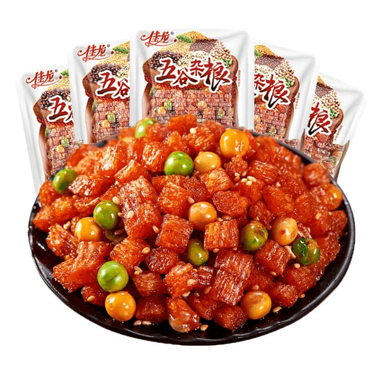 5 packs of Jialong spicy strips 60 g