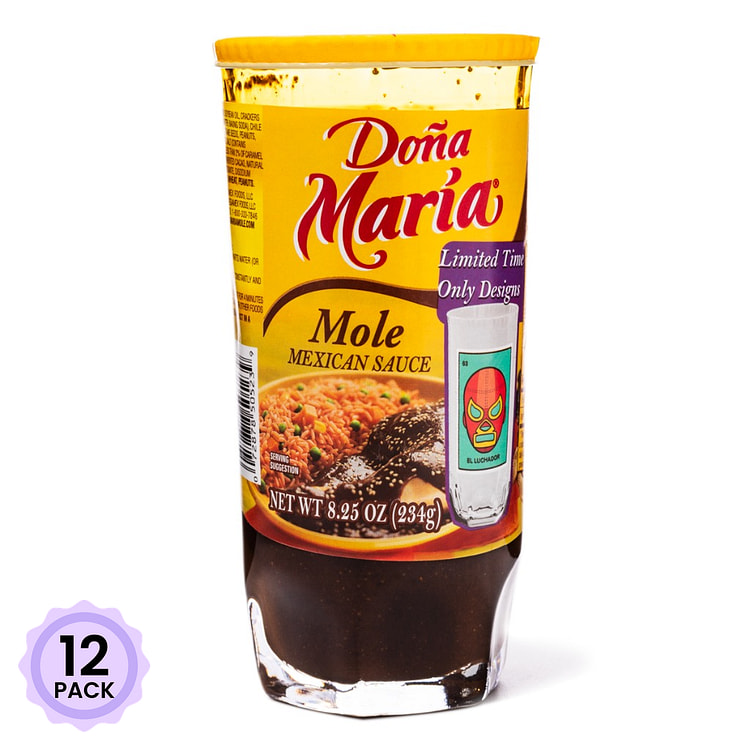 Dona Maria 巧克力辣酱 8.25 盎司*12 包
