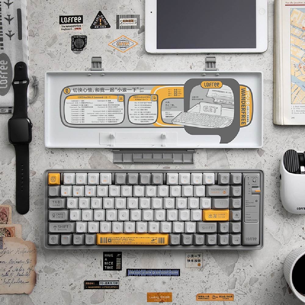 Lofree - Xiaolang Mechanical Keyboard Gray 1 count