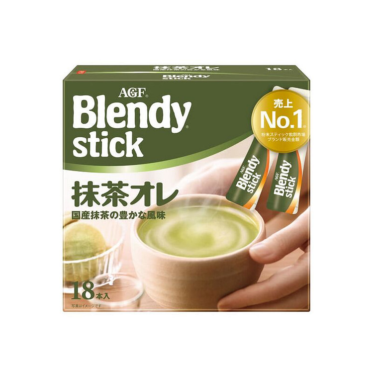 AGF Blendy 抹茶拿铁 18条