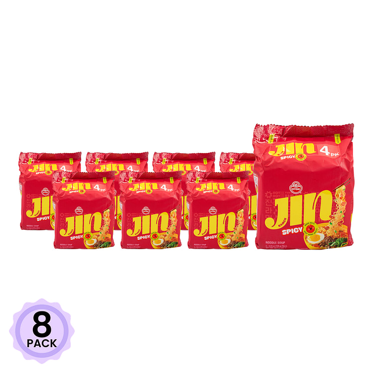 不倒翁 金拉面 香辣味 120g*4 480 克*8 包