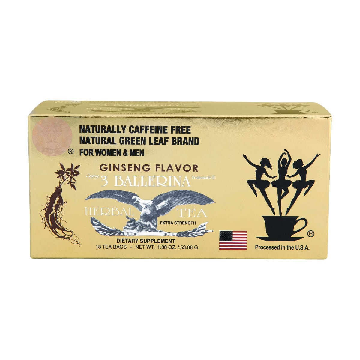3 Ballerina Tea Ginseng (18Teabag/53.88g) 3 g
