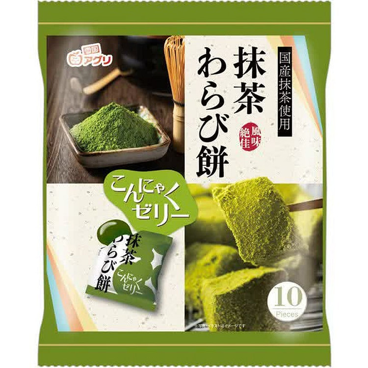 Yukiguni Matcha Warabimochi Jelly 10pcs 1 each