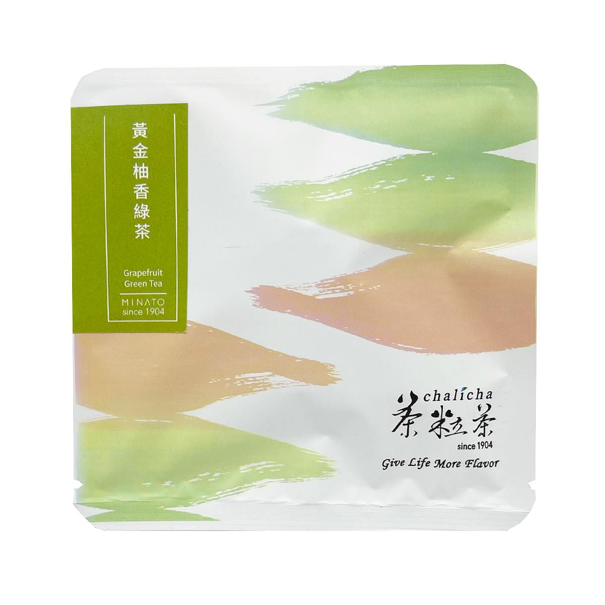 MINATO Grapefruit Green Tea (temple tea bag) 1pcs 3 グラム
