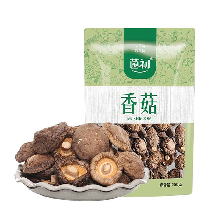 Premium Dried Shiitake Mushrooms 200g*1 Bag 200 g