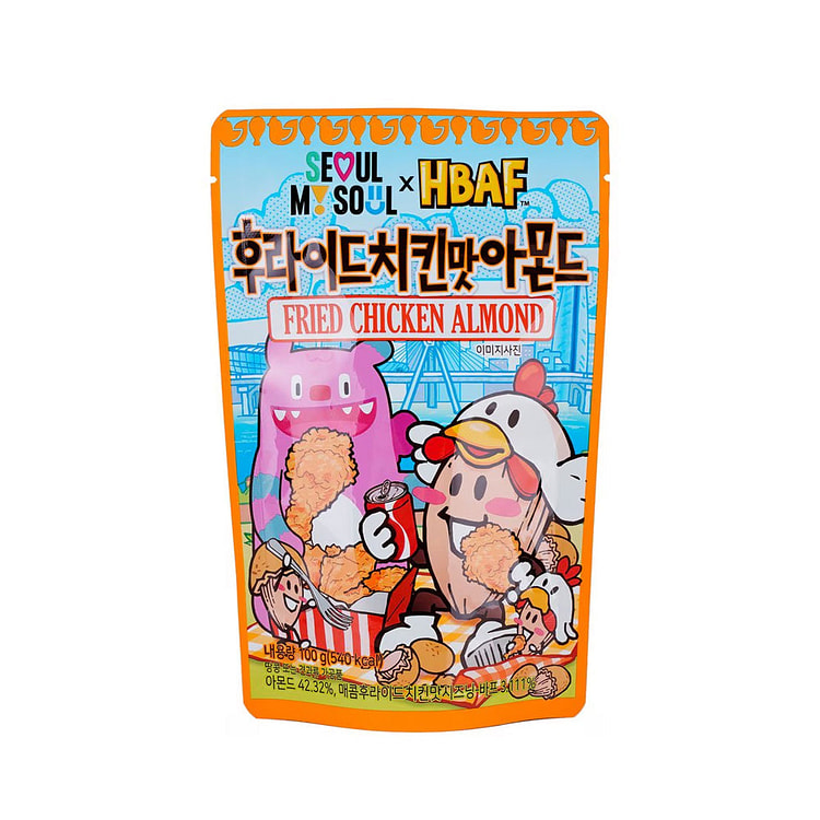 HBAF Fried Chicken Flavored Almond 100g