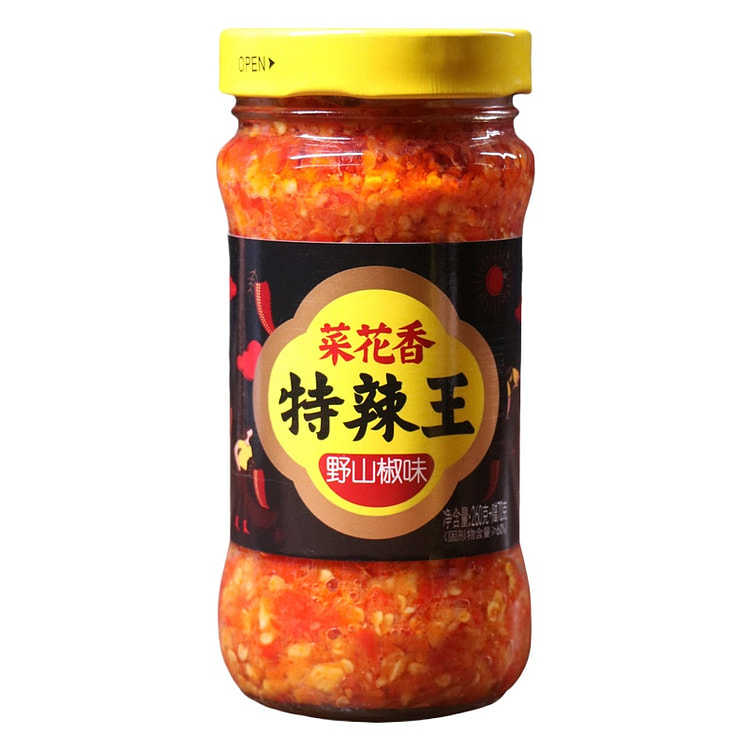 菜花香野山椒辣椒酱280g*1瓶 280 克