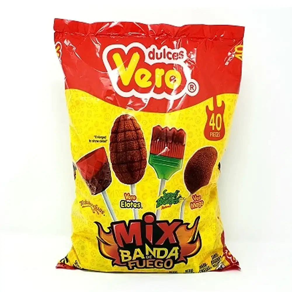 Vero Mix Fuego Lollipop 40 ct – Case – 7 Units 1 each