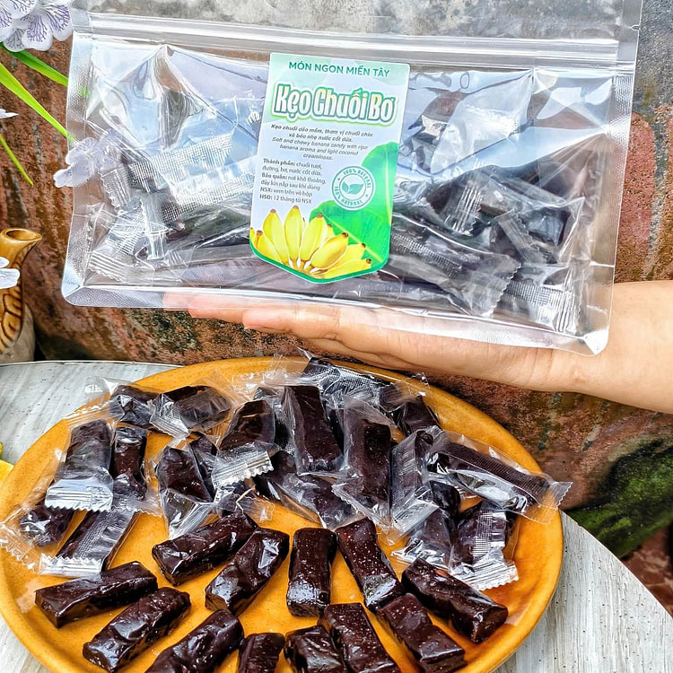 Vietnamese Banana Chewy Candy 500 g