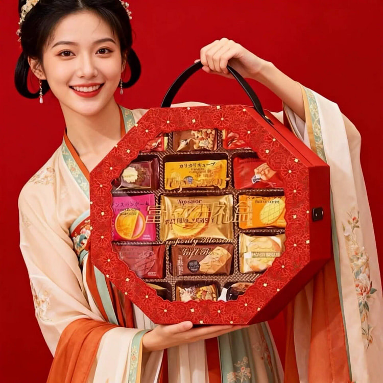 金语蝴蝶酥礼盒装708g 708 克